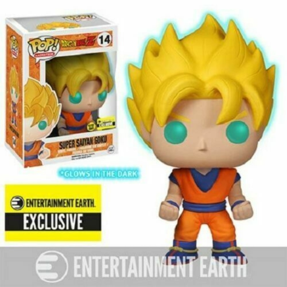 DBZ Super Saiyan #14 Goku Glow in the Dark Pop!